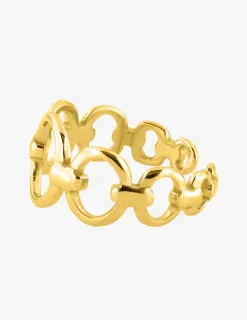 Bague acier jaune anneaux rigides SO OR