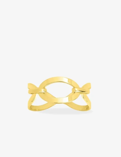 Bague ajourée or jaune 750 ‰ SO OR