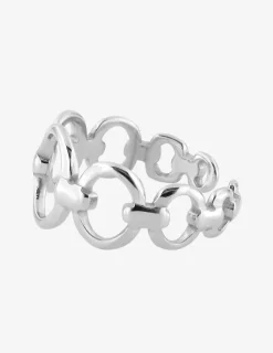 Bague ajustable en acier gris SO OR
