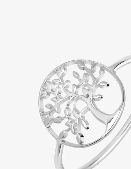 Bague arbre de vie ajouré argent rhodié 925 ‰ SO OR