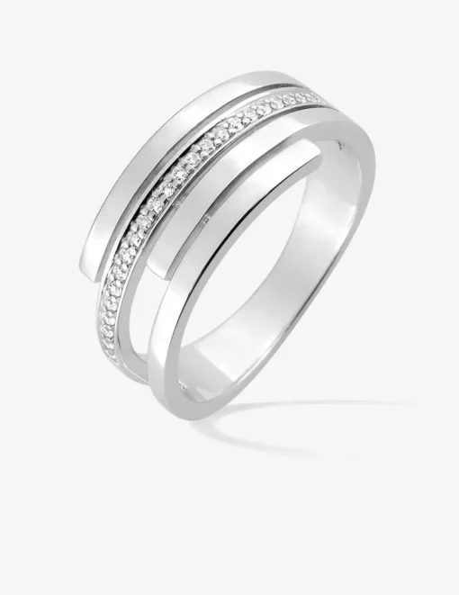 Bague Argent 925 ‰ et oxyde blanc SO OR