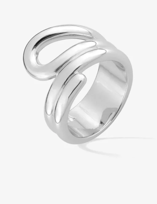 Bague argent 925 ‰, fantaisie, goutte SO OR