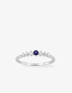 Bague argent 925 ‰ rhodié et oxydes de zirconium colorés SO OR