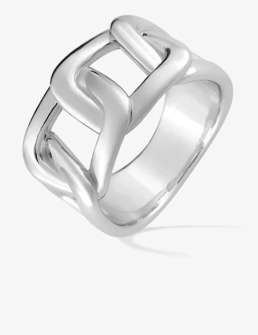 Bague argent 925 ‰, tout métal, maillon SO OR