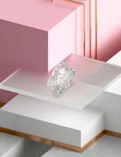 Bague Art déco or blanc 750‰ SO OR