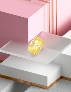 Bague Art déco or jaune 750‰ SO OR