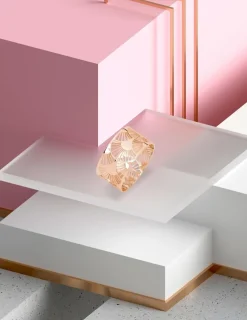 Bague Art déco or rose 750‰ SO OR