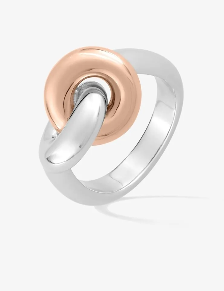 Bague bicolore argent 925 ‰, fantaisie SO OR