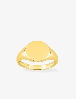 Bague chevalière en or 750‰ personnalisable 2 lettres relief SO OR