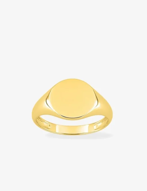 Bague chevalière en or 750‰ personnalisable 2 lettres relief SO OR
