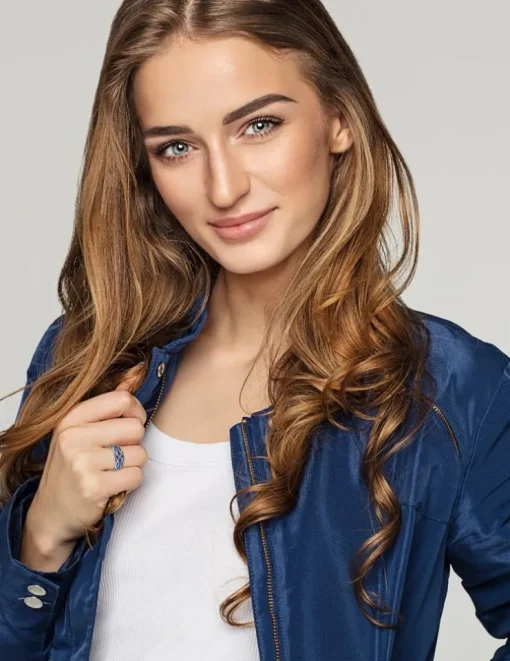 Bague Confidence Or blanc 375‰ et laque bleue SO OR