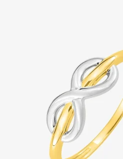 Bague en or jaune 750 ‰ et rhodium SO OR