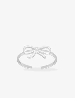 Bague enfant réglable nœud argent 925‰ rhodié SO OR