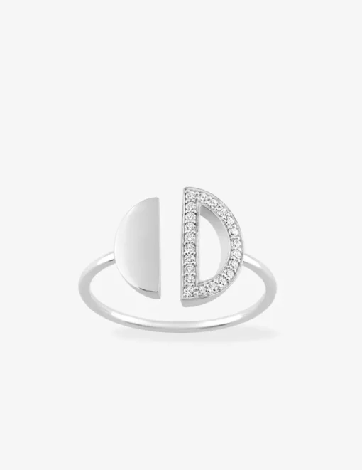 Bague fantaisie argent 925‰ rhodié SO OR