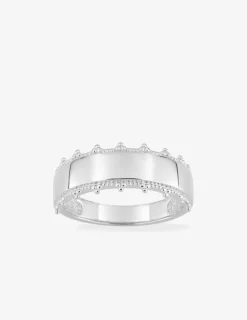 Bague fantaisie argent rhodié 925 ‰ SO OR