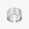 Bague fantaisie en acier  taille ajustable SO OR