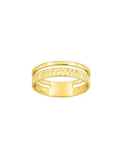 Bague fantaisie en plaqué or SO OR