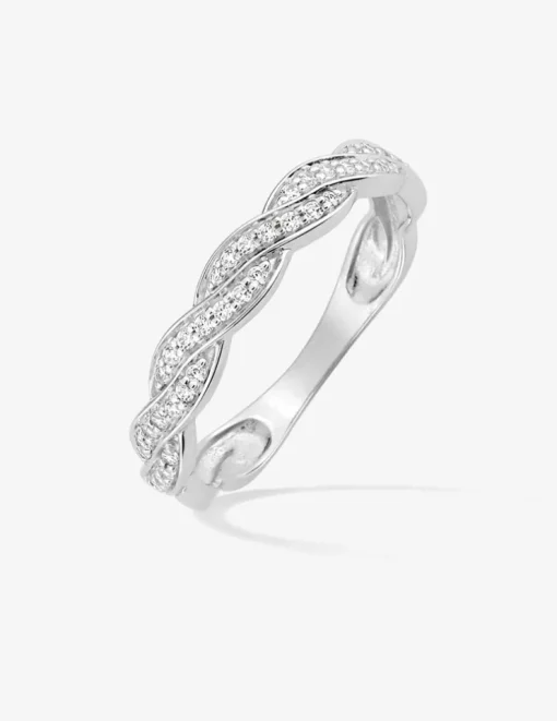 Bague fantaisie et oxyde de zirconium en or 375‰ SO OR