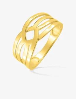 Bague fantaisie or jaune 375‰ SO OR