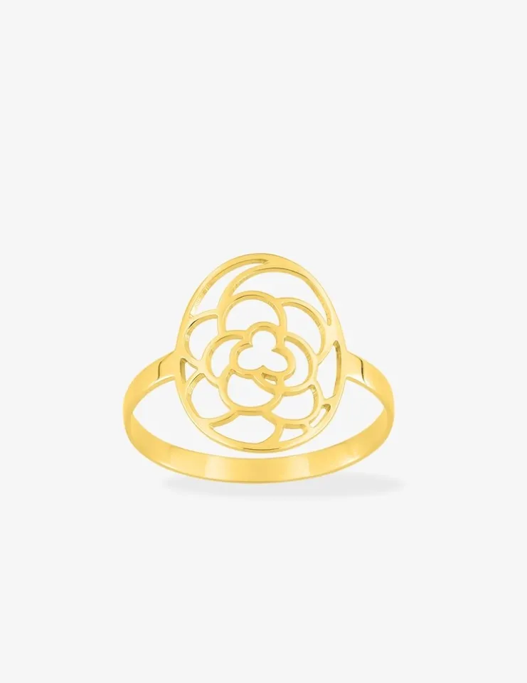 Bague fleur en or 375‰ SO OR
