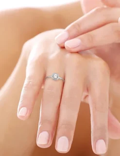 Bague Glamour en argent et oxyde SO OR