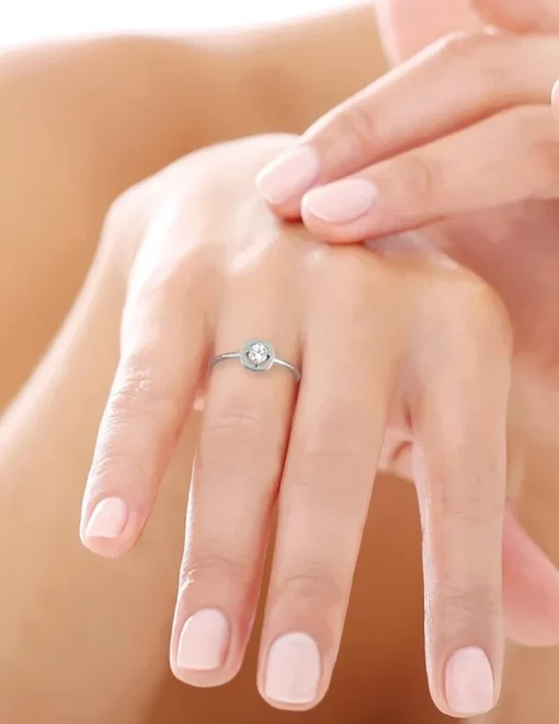 Bague Glamour en argent et oxyde SO OR