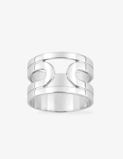 Bague Graphique en argent SO OR