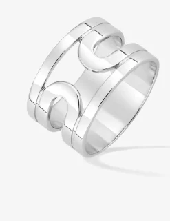 Bague Graphique en argent SO OR