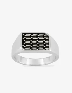 Bague homme en argent SO OR