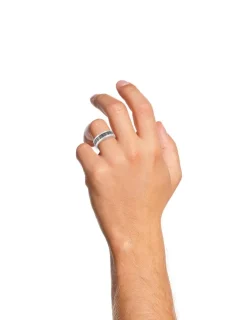Bague homme en argent SO OR