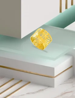 Bague Jungle or jaune 750‰ SO OR