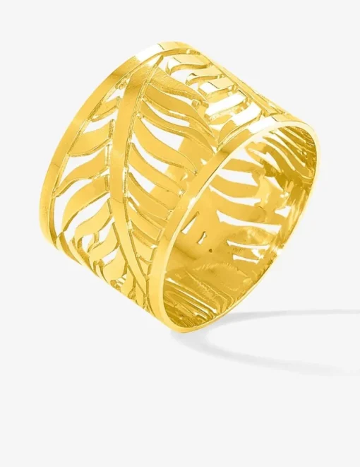 Bague Jungle or jaune 750‰ SO OR