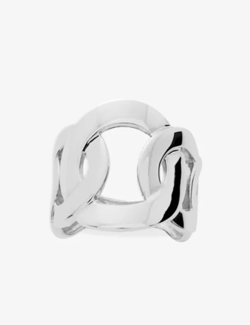 Bague multi anneaux croisés argent rhodié 925 ‰ SO OR