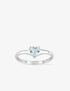 Bague or blanc 375‰ et topaze SO OR