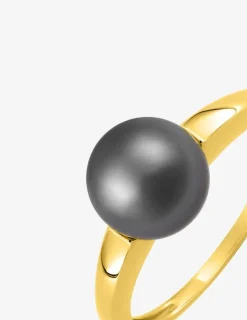 Bague or jaune 375‰ et perles 8 mm SO OR