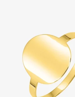 Bague pastille or jaune 750 ‰ SO OR