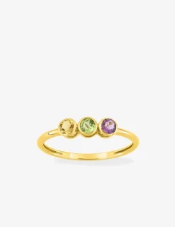 Bague pierres fines en or 375‰ SO OR