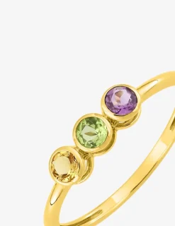 Bague pierres fines en or 375‰ SO OR