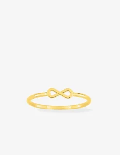 Bague plaqué or, motif infini SO OR