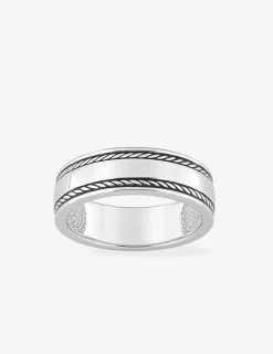 Bague pour homme en argent 925 ‰ rhodié SO OR