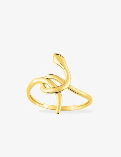 Bague serpent en or jaune 375 ‰ SO OR