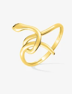 Bague serpent en or jaune 375 ‰ SO OR
