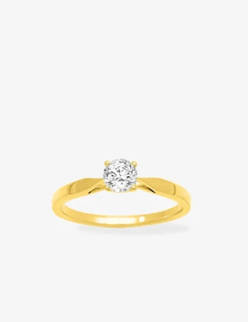 Bague serti griffes oxyde de zirconium SO OR