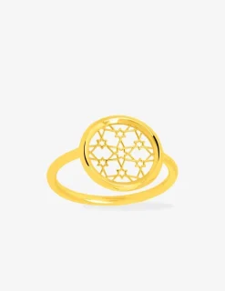 Bague Shéhérazade motif or jaune 750‰ SO OR