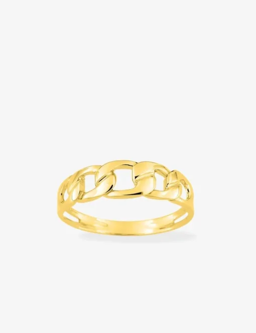 Bague tout en or jaune 750 ‰ SO OR