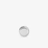 Boucle d'oreille clou unitaire en argent 925 ‰ rhodié SO OR