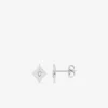 Boucles d'oreilles argent 925 ‰ rhodié et oxydes de zirconium SO OR