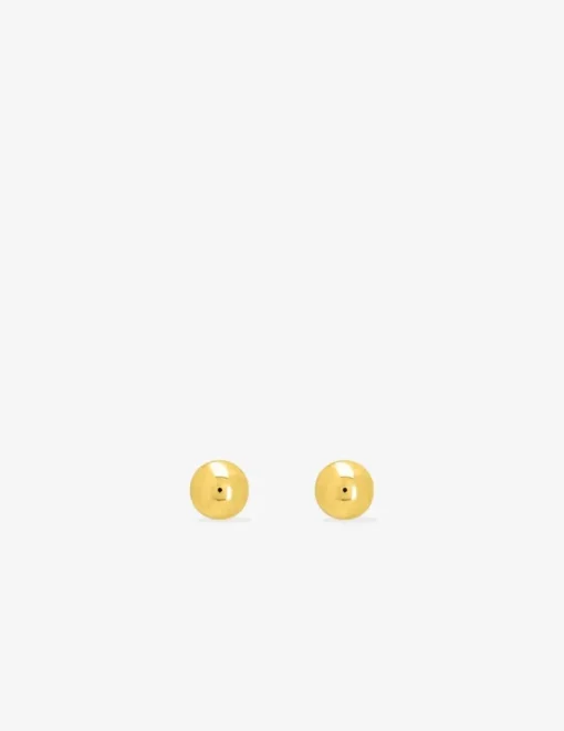 Boucles d'oreilles boules 3 mm or jaune 750 ‰ SO OR