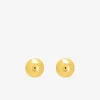 Boucles d'oreilles boules 5 mm or jaune 750 ‰ SO OR