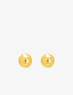 Boucles d'oreilles boules 5 mm or jaune 750 ‰ SO OR